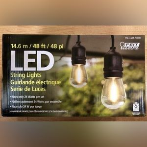 New Feit Electric 710090 48ft LED String Light